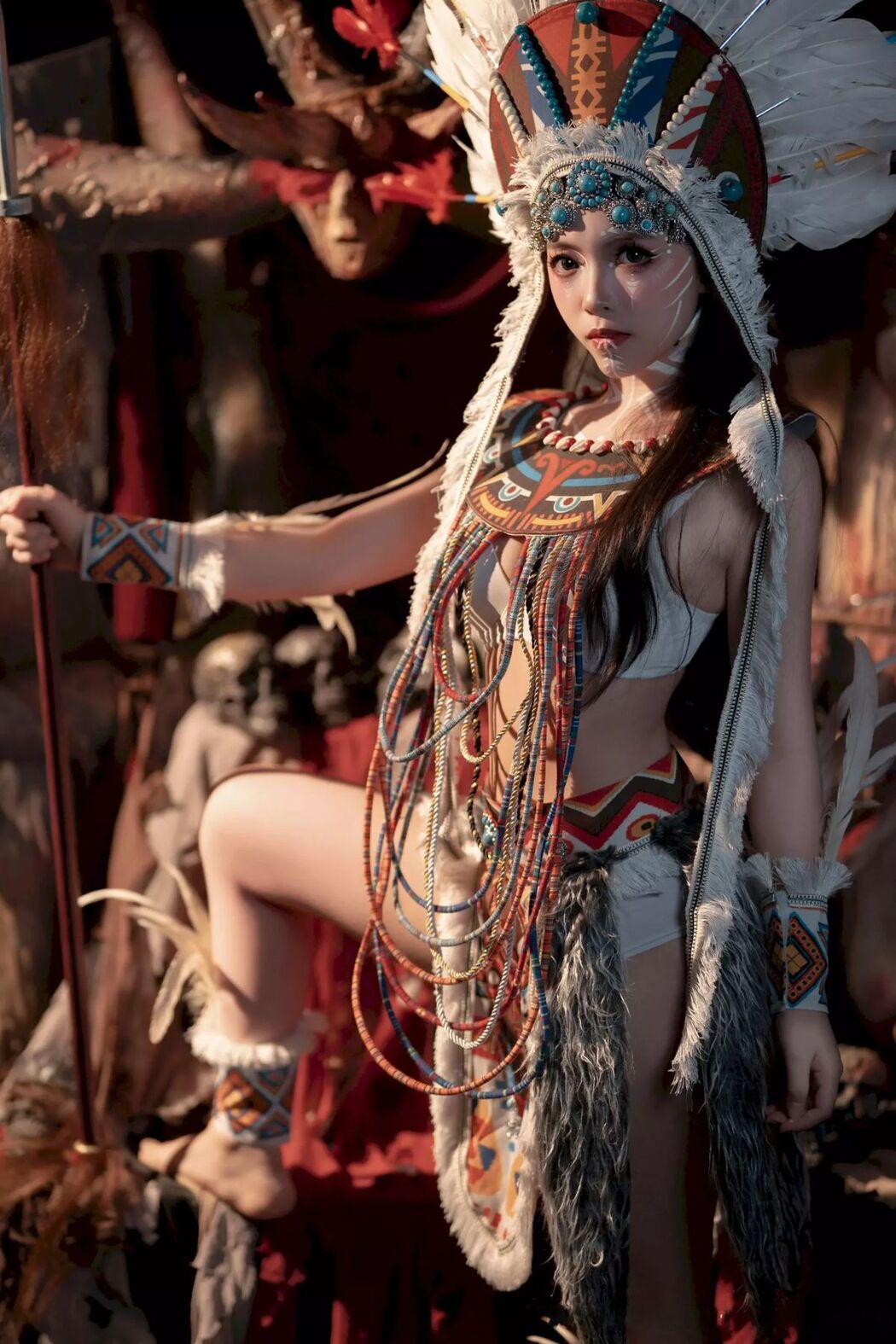 Coser@Bangni邦尼 – 印第安 紫舞龙 Part1 (51P)