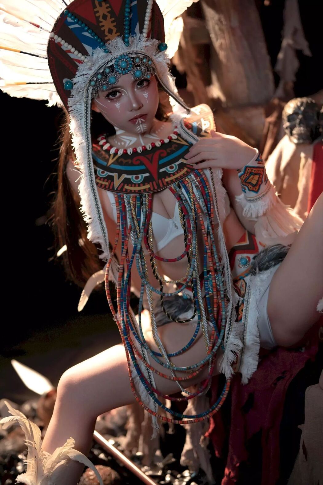 Coser@Bangni邦尼 – 印第安 紫舞龙 Part1 (51P)