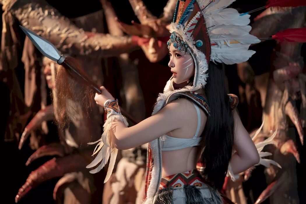 Coser@Bangni邦尼 – 印第安 紫舞龙 Part1 (51P)