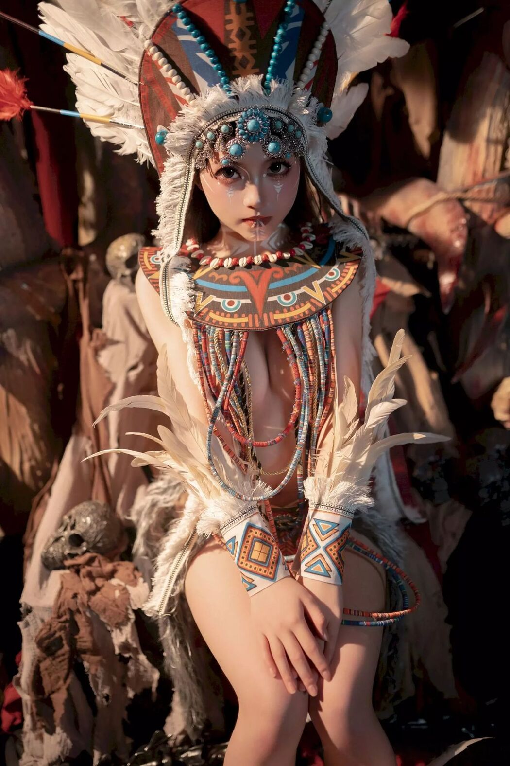 Coser@Bangni邦尼 – 印第安 紫舞龙 Part1 (51P)