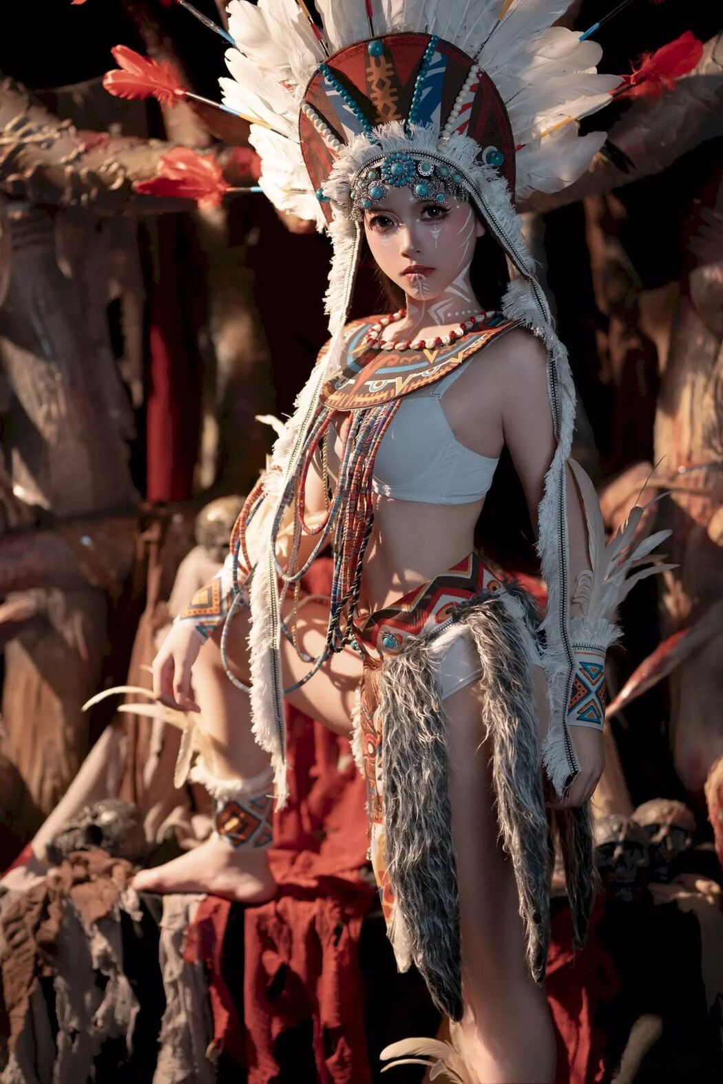 Coser@Bangni邦尼 – 印第安 紫舞龙 Part1 (51P)