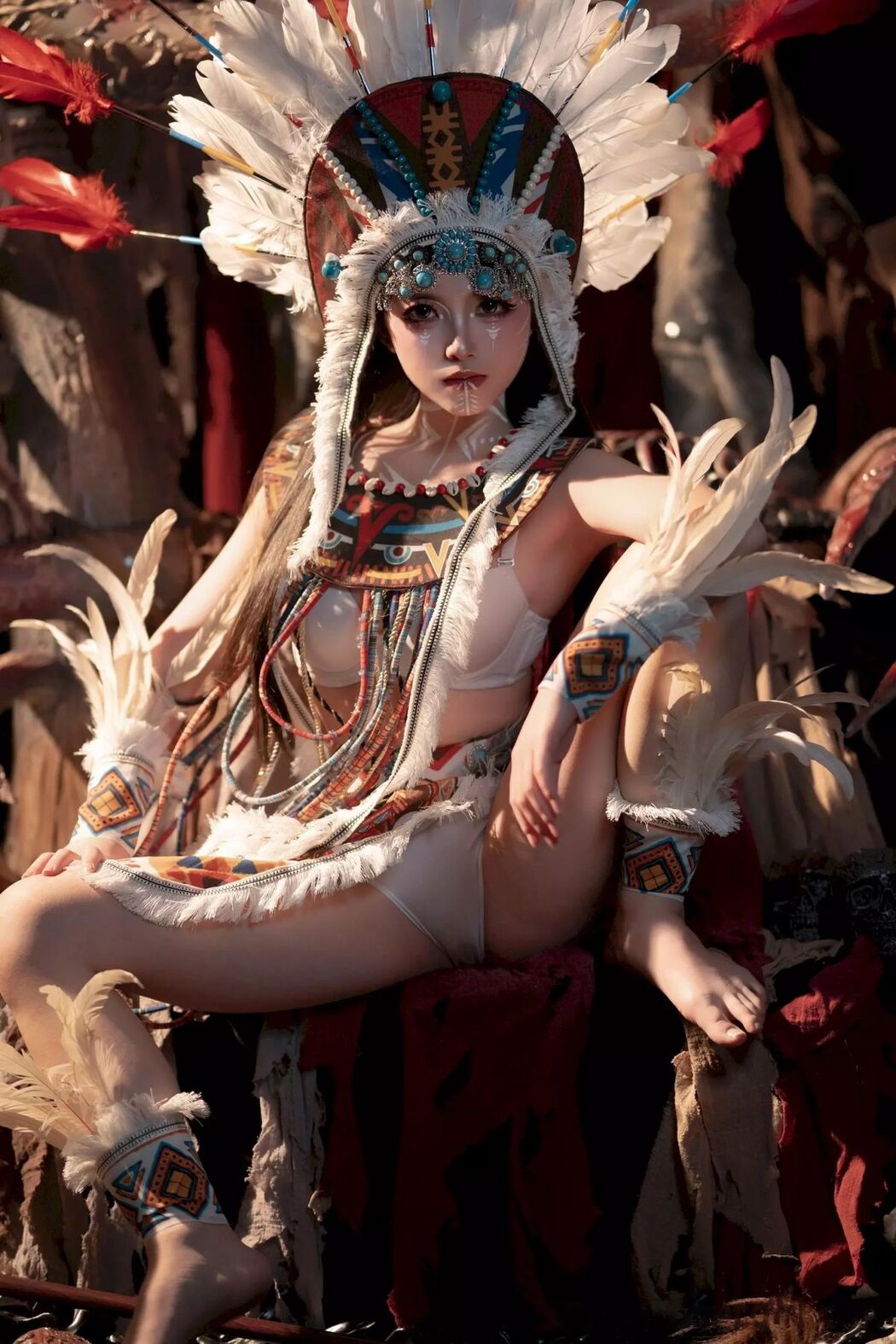 Coser@Bangni邦尼 – 印第安 紫舞龙 Part1 (51P)