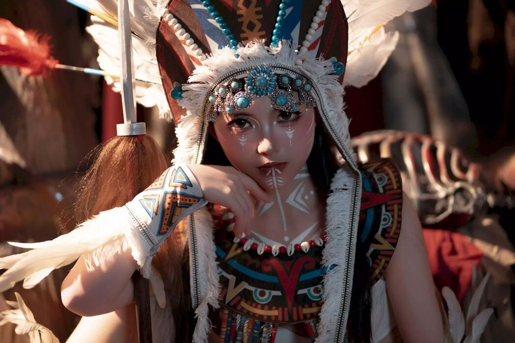 Coser@Bangni邦尼 – 印第安 紫舞龙 Part1 (51P)