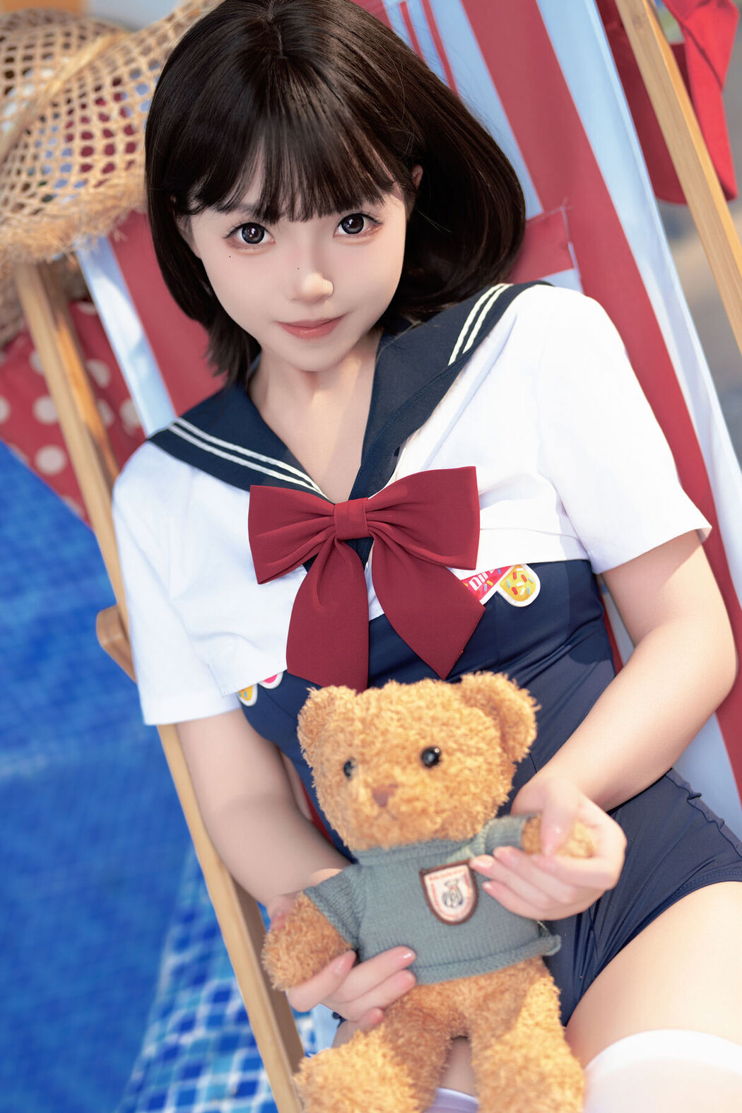 Coser@Bangni邦尼 – 反差JK泳装 Part01 (50P – 7V)