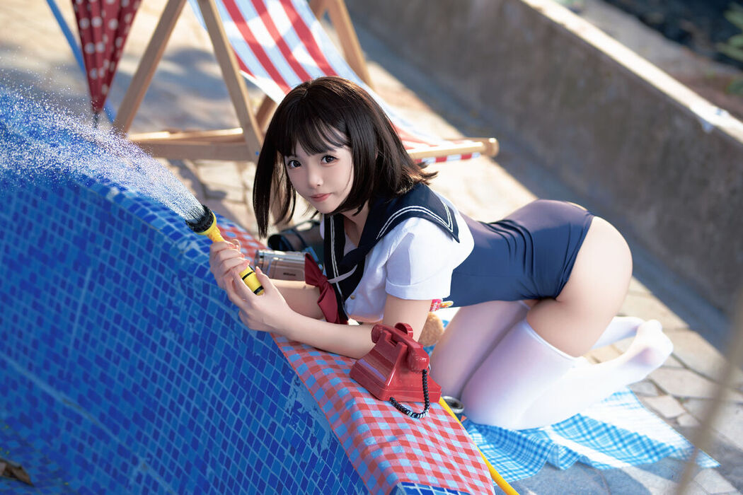 Coser@Bangni邦尼 &#8211; 反差JK泳装 Part01 (50P &#8211; 7V)