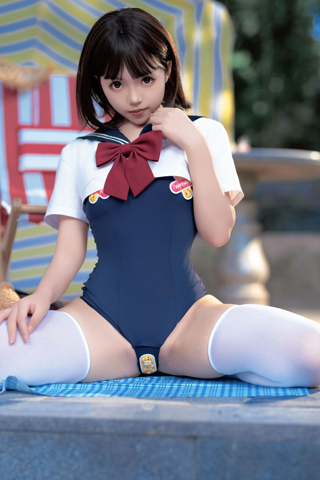 Coser@Bangni邦尼 &#8211; 反差JK泳装 Part01 (50P &#8211; 7V)