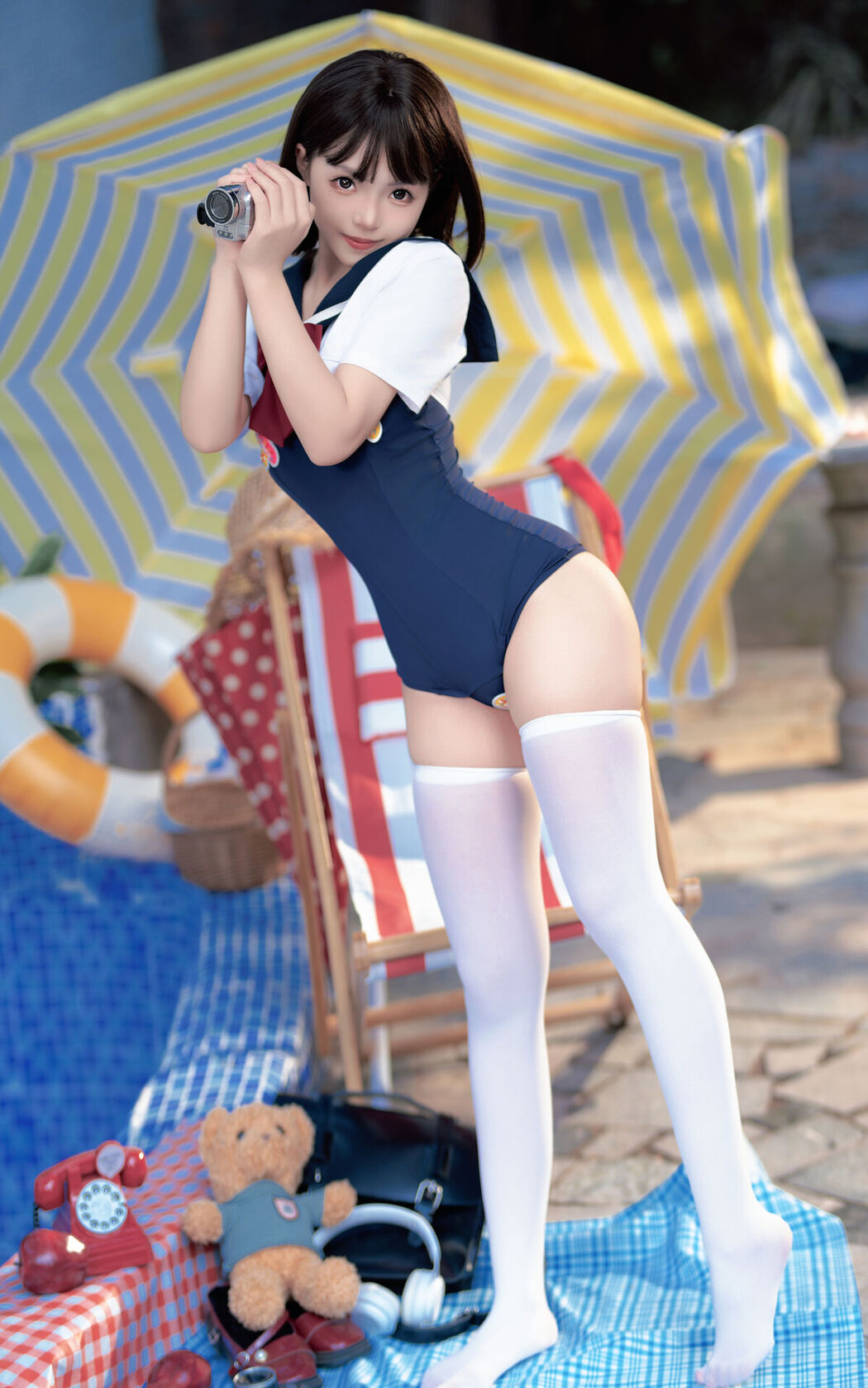 Coser@Bangni邦尼 – 反差JK泳装 Part01 (50P – 7V)