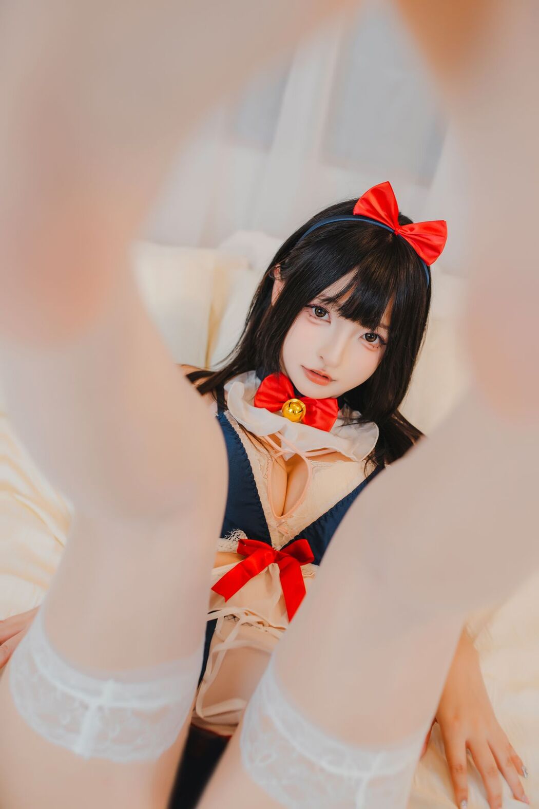 Coser@神楽坂真冬 – 白丝猫娘 (76P – 2V)