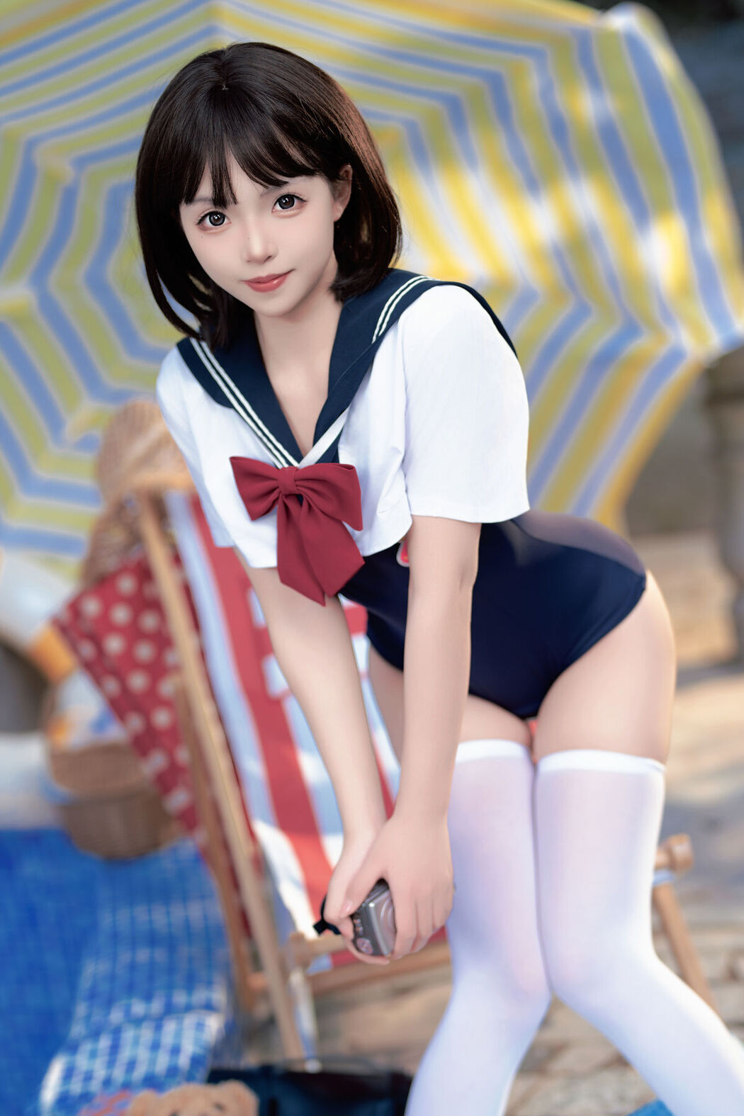 Coser@Bangni邦尼 &#8211; 反差JK泳装 Part01 (50P &#8211; 7V)
