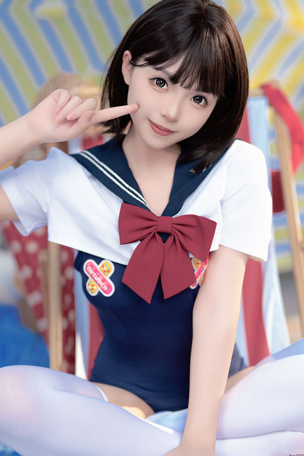 Coser@Bangni邦尼 – 反差JK泳装 Part01 (50P – 7V) Cover Photo