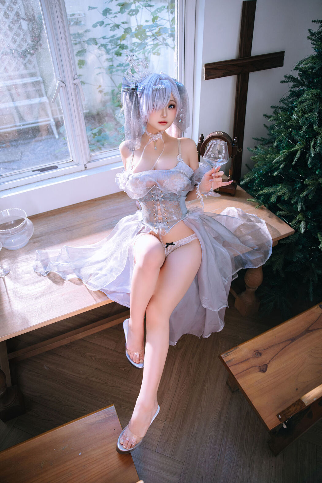 Coser@日奈娇 – 胜利女神 妮姬 灰姑娘 (43P)