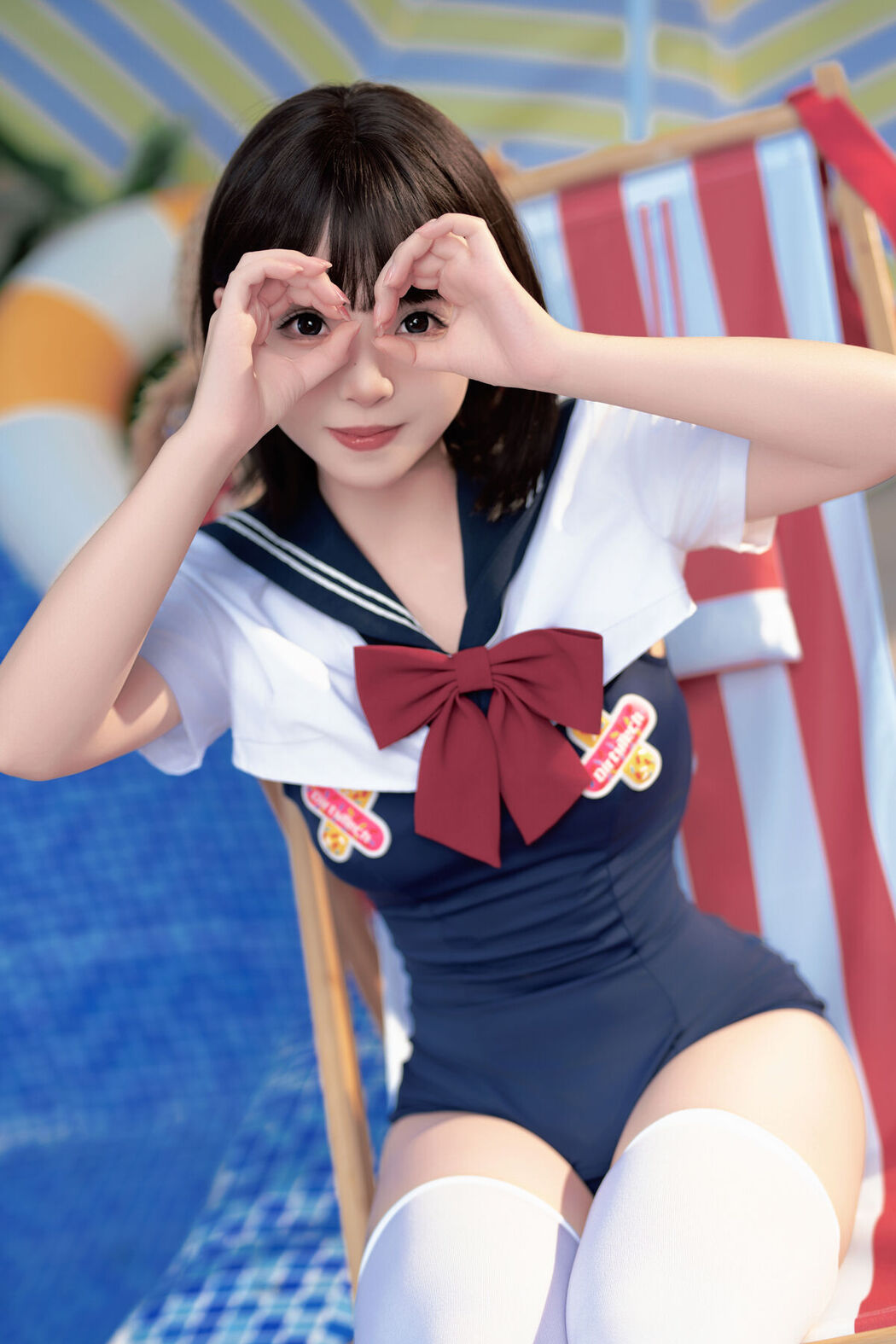 Coser@Bangni邦尼 – 反差JK泳装 Part01 (50P – 7V)