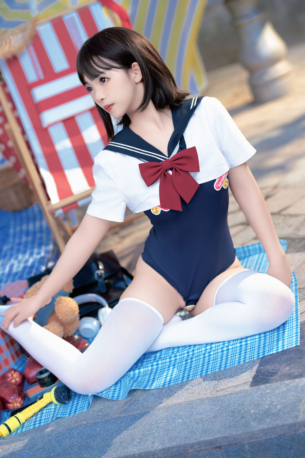 Coser@Bangni邦尼 &#8211; 反差JK泳装 Part01 (50P &#8211; 7V)