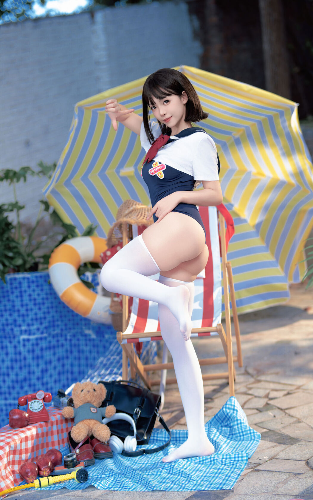 Coser@Bangni邦尼 – 反差JK泳装 Part01 (50P – 7V)