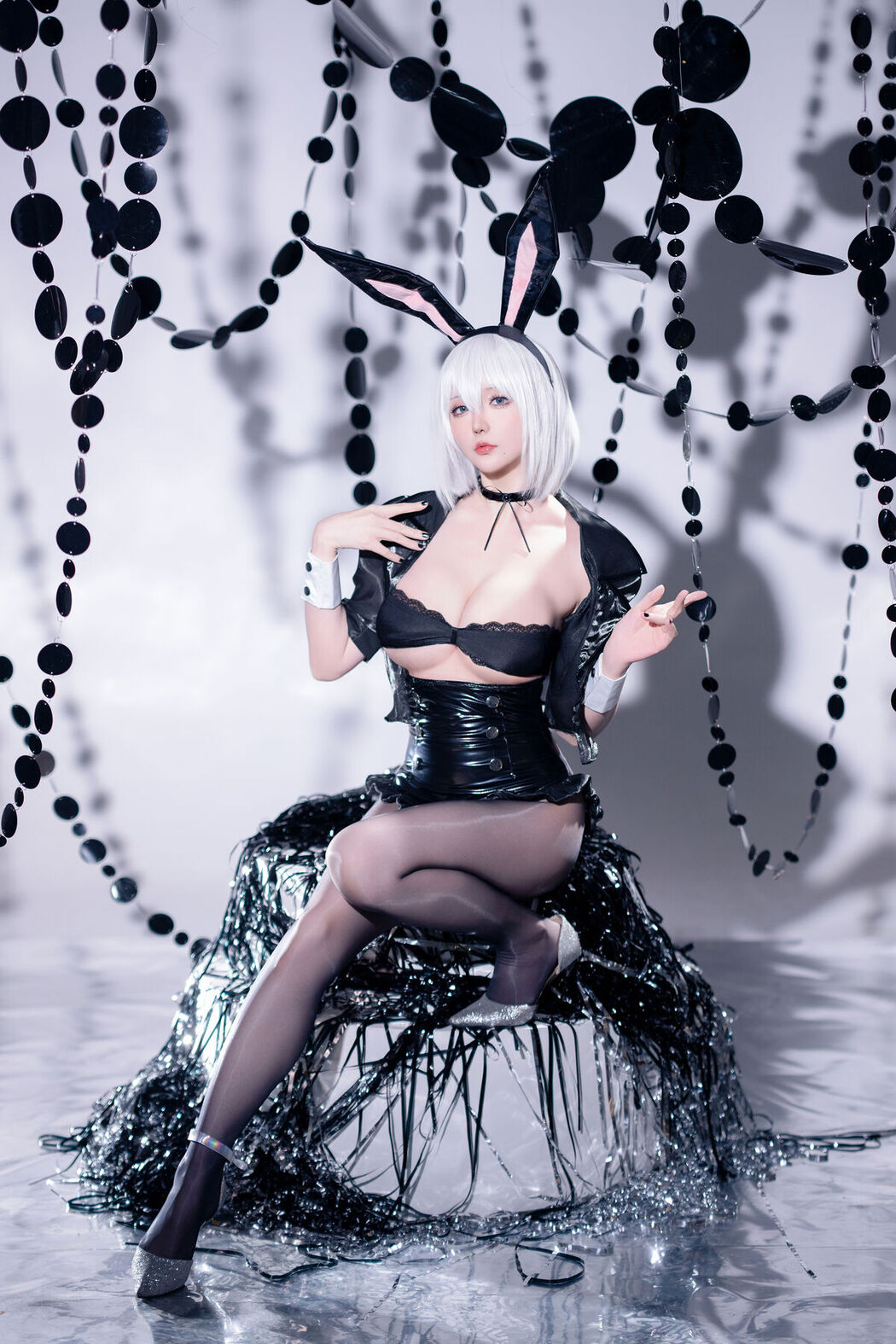 Coser@星之迟迟Hoshilily – 尼尔 机械纪元 2B 兔女郎 (35P)