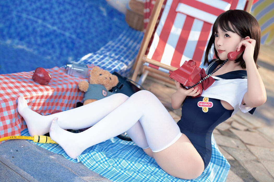 Coser@Bangni邦尼 &#8211; 反差JK泳装 Part01 (50P &#8211; 7V)