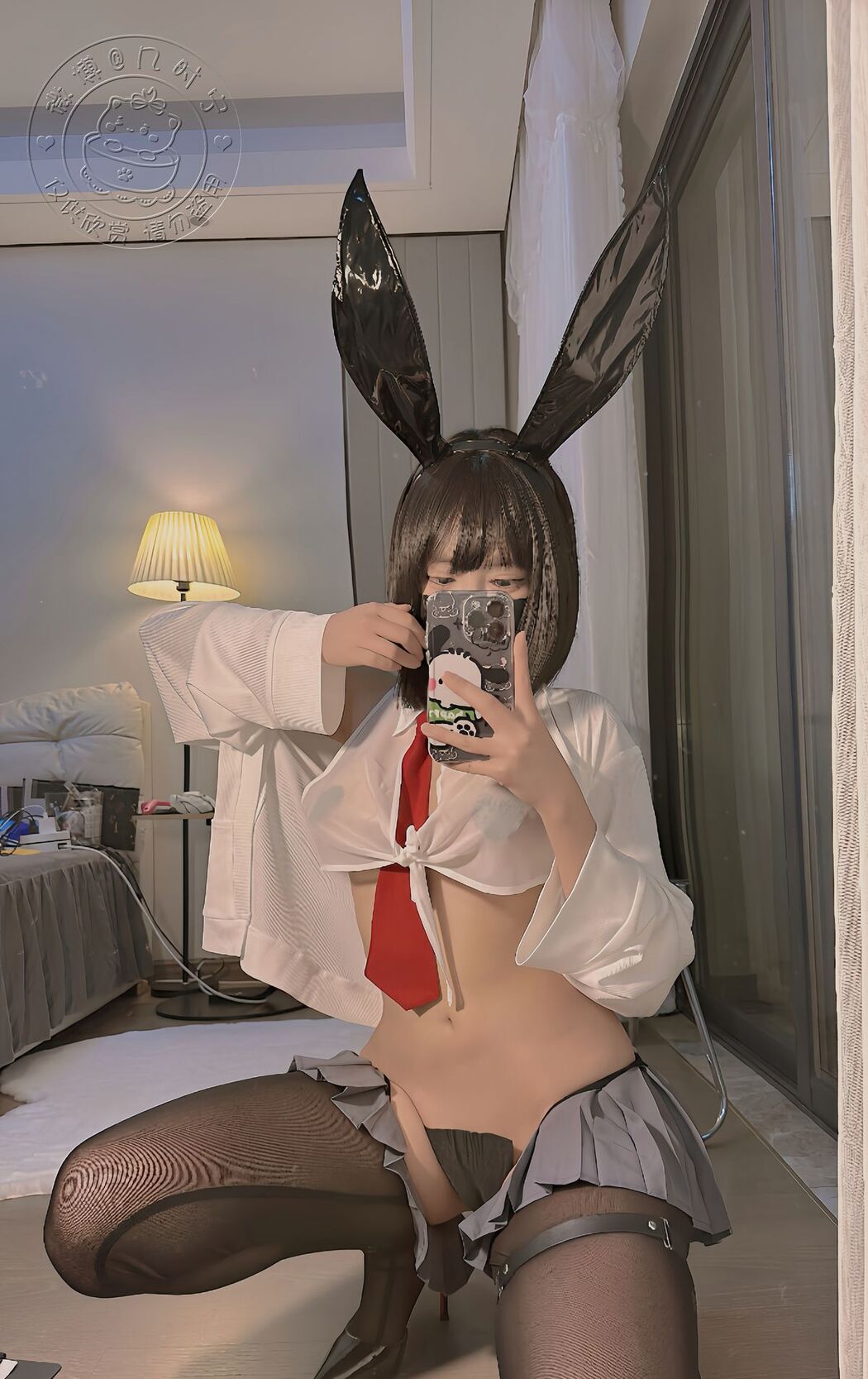 Coser@几时宁 – 逆JK兔女郎 (24P)