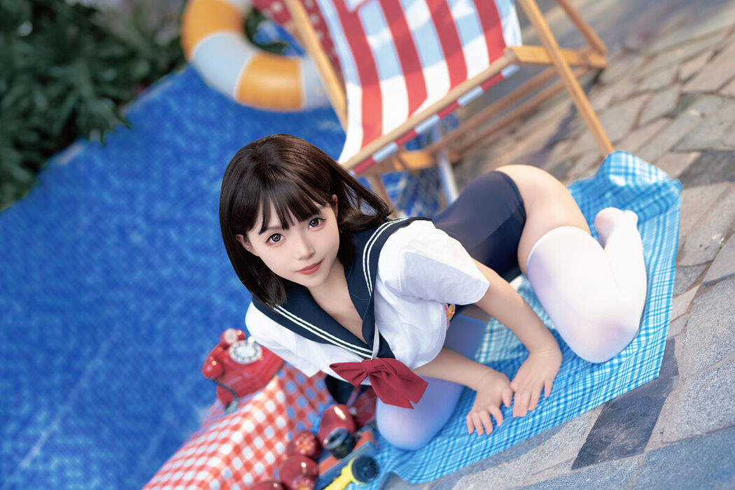 Coser@Bangni邦尼 &#8211; 反差JK泳装 Part01 (50P &#8211; 7V)