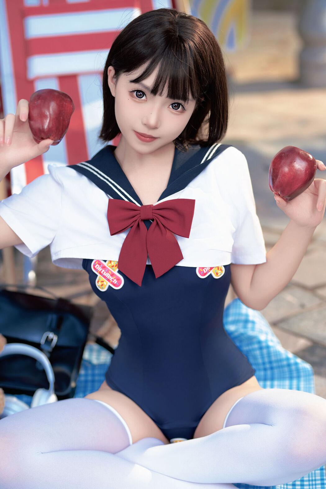Coser@Bangni邦尼 &#8211; 反差JK泳装 Part01 (50P &#8211; 7V)