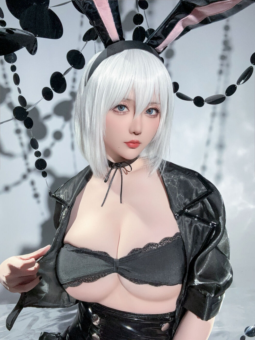 Coser@星之迟迟Hoshilily &#8211; 尼尔 机械纪元 2B 兔女郎 (35P)