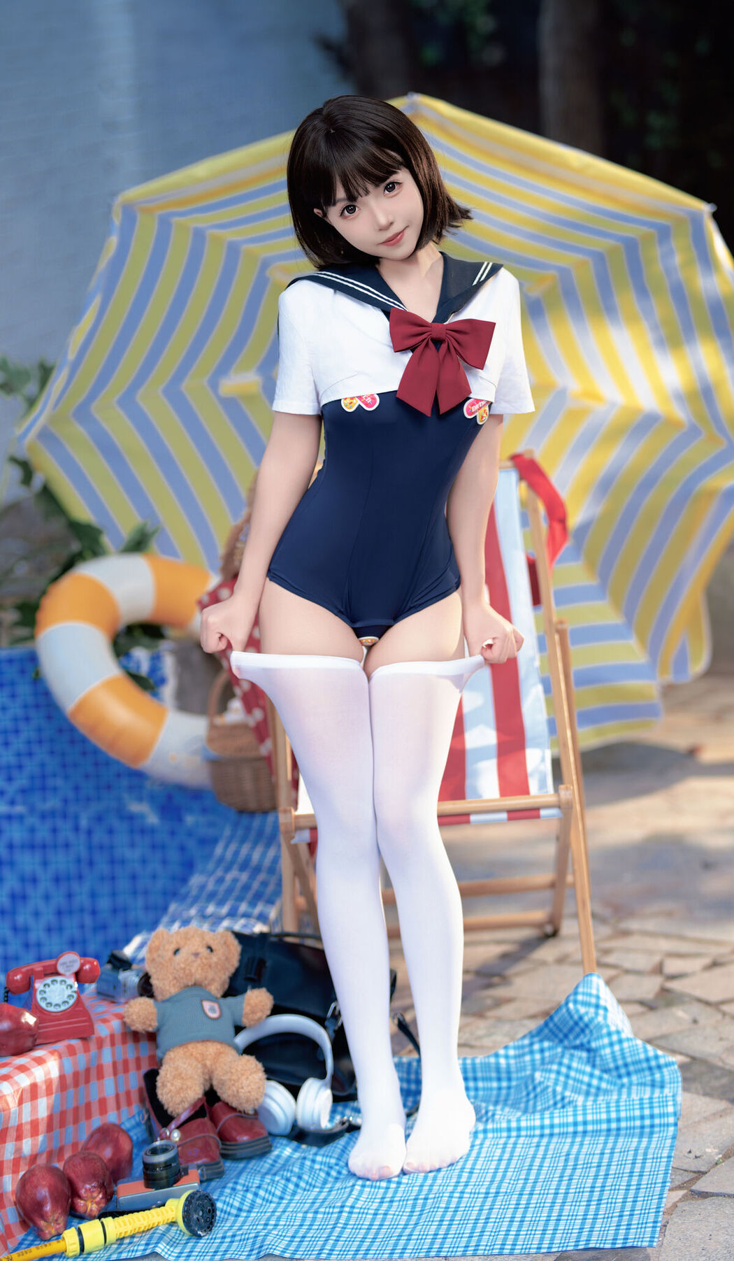 Coser@Bangni邦尼 – 反差JK泳装 Part01 (50P – 7V)