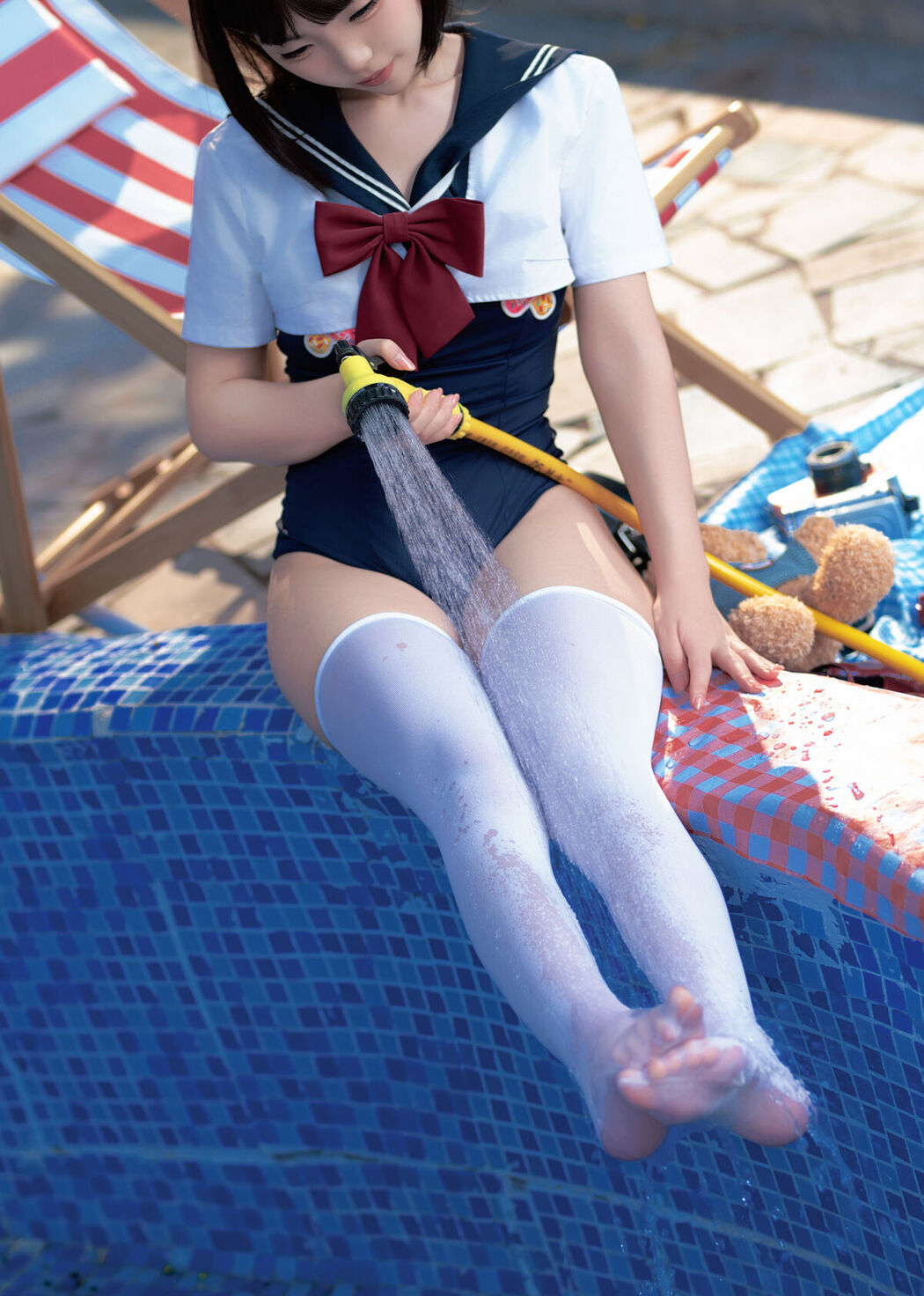 Coser@Bangni邦尼 &#8211; 反差JK泳装 Part01 (50P &#8211; 7V)