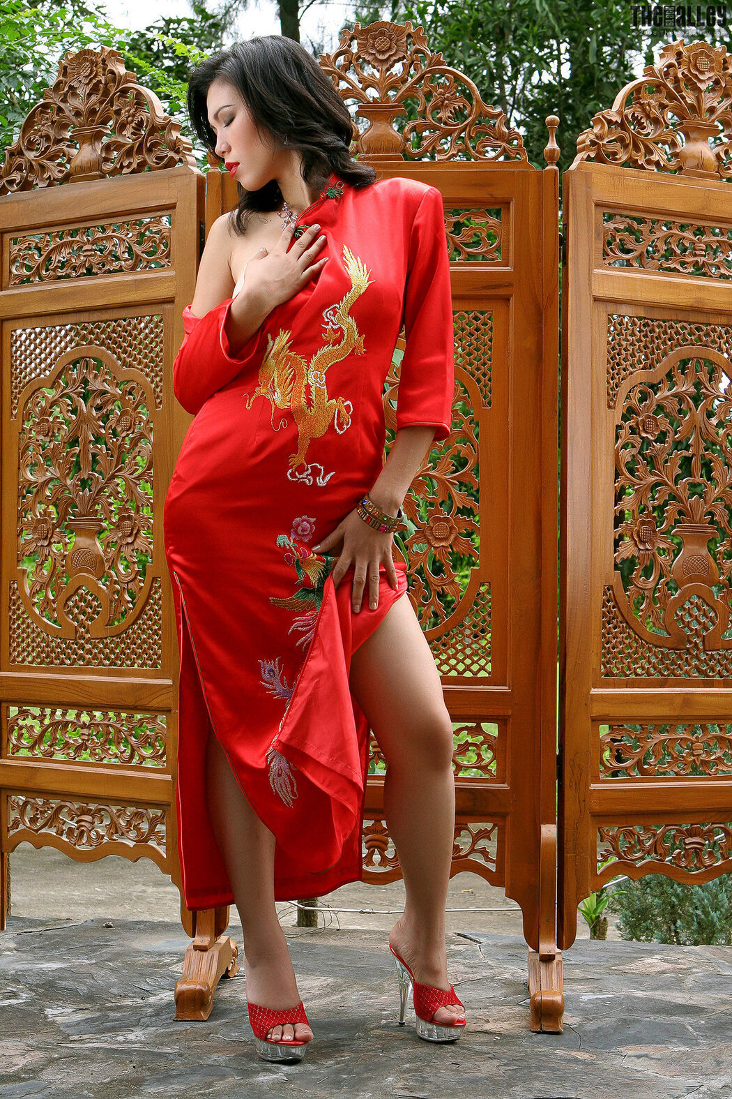 [The Black Alley/TBA黑巷] Wang Xiao Hong Classical Cheongsam