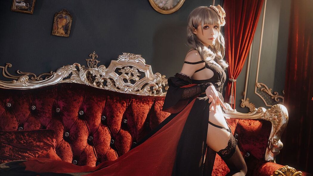 Coser@Tomoyo酱 &#8211; 碧蓝 吕佐夫礼服 (30P)