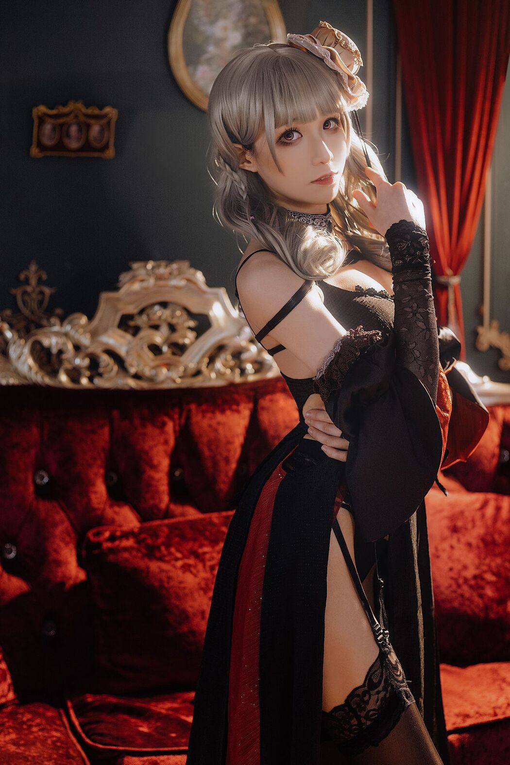 Coser@Tomoyo酱 &#8211; 碧蓝 吕佐夫礼服 (30P)