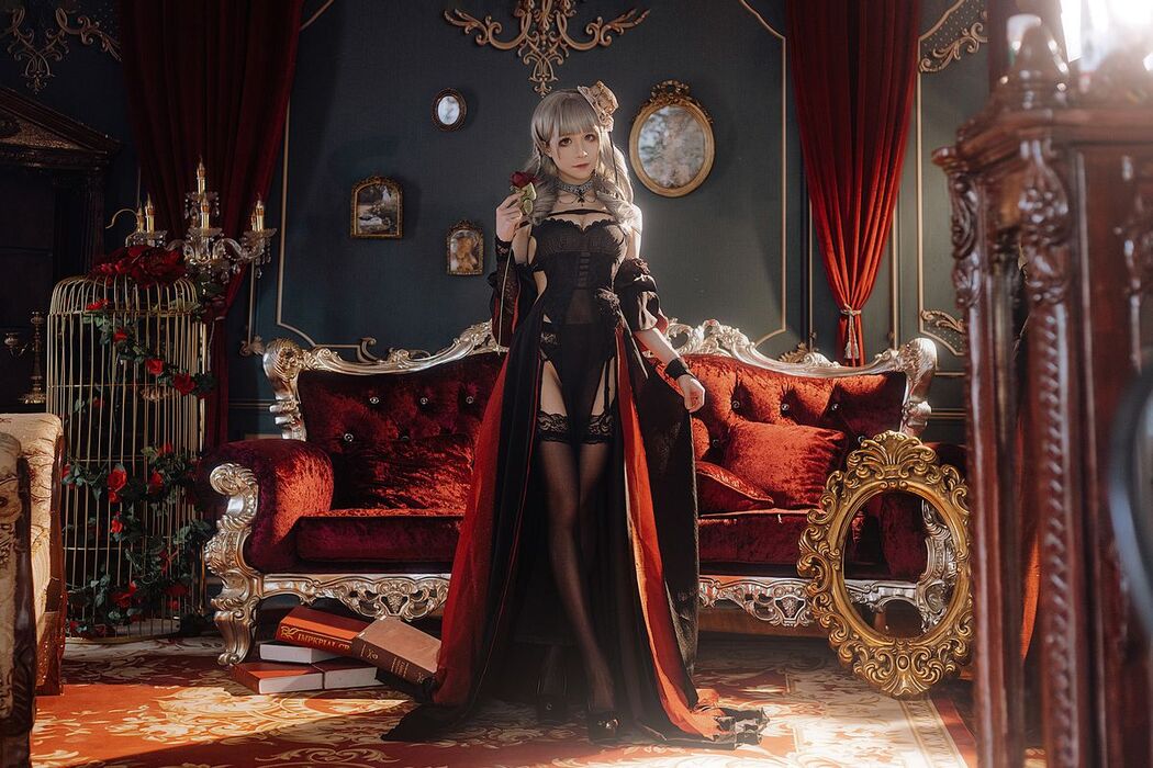 Coser@Tomoyo酱 &#8211; 碧蓝 吕佐夫礼服 (30P)