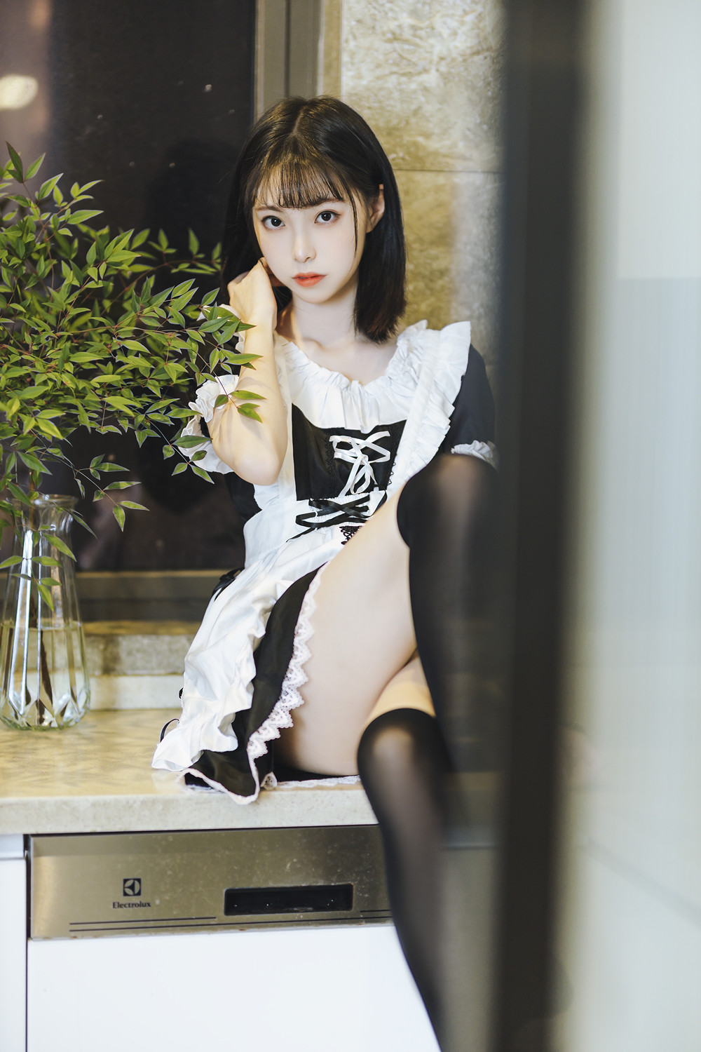 Cosplay 许岚LAN &#8211; 短裙女仆
