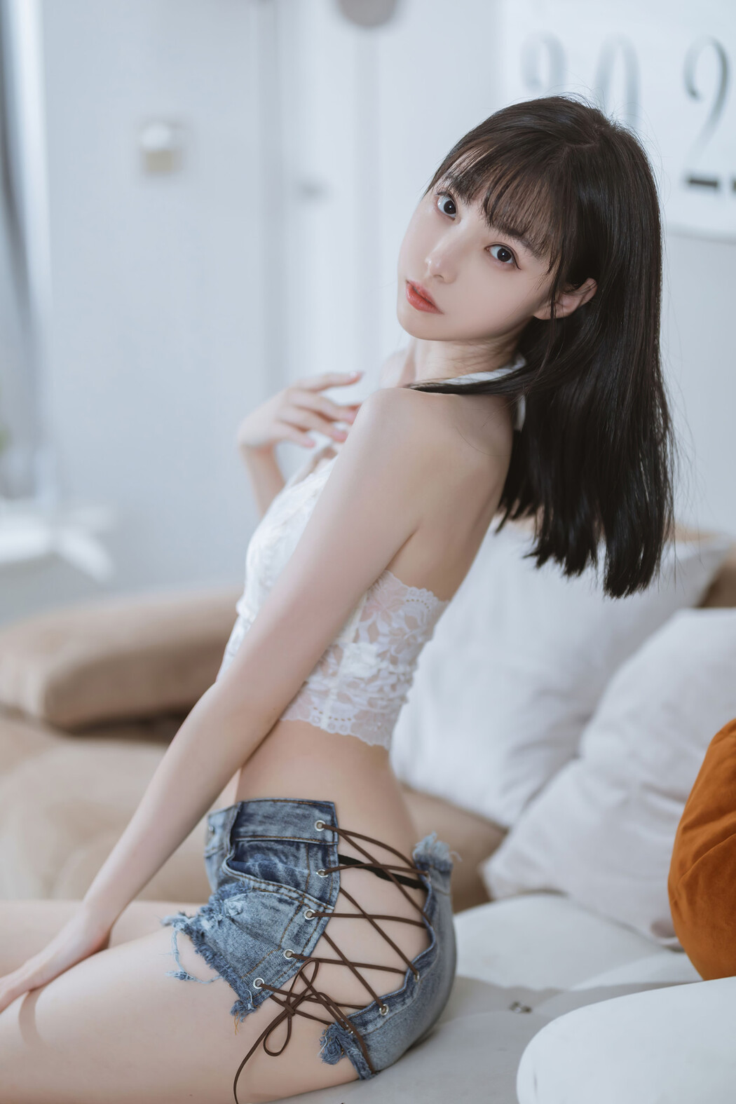 Cosplay 许岚LAN 纯欲吊带