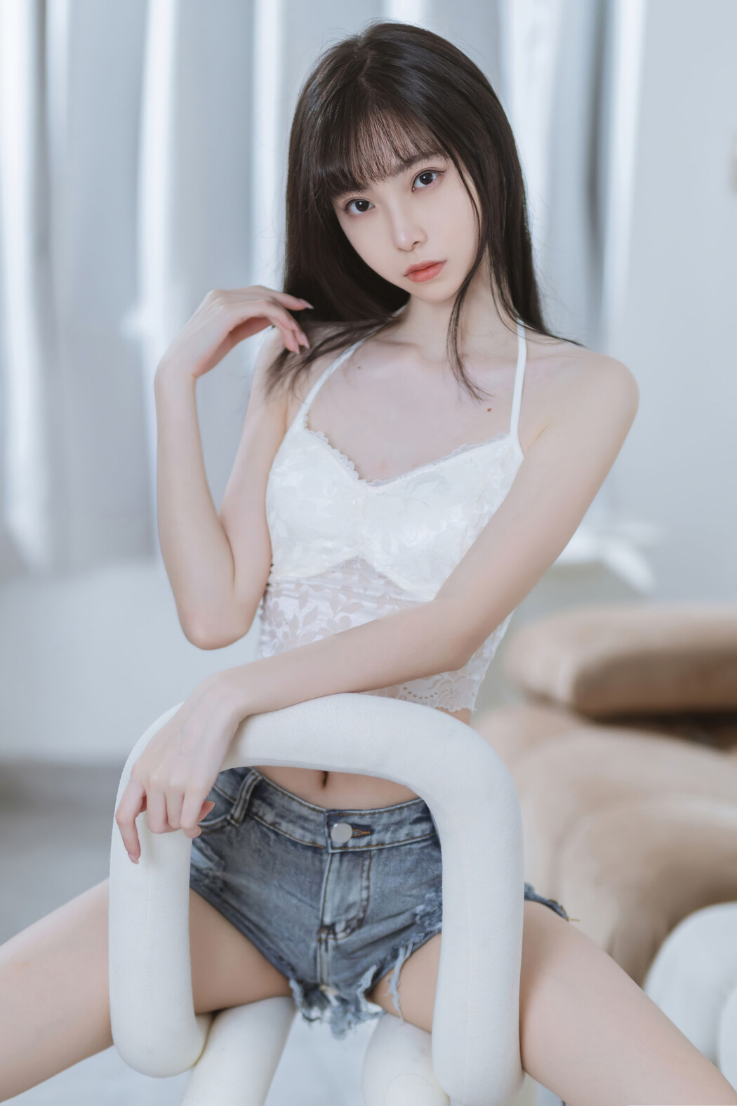 Cosplay 许岚LAN 纯欲吊带