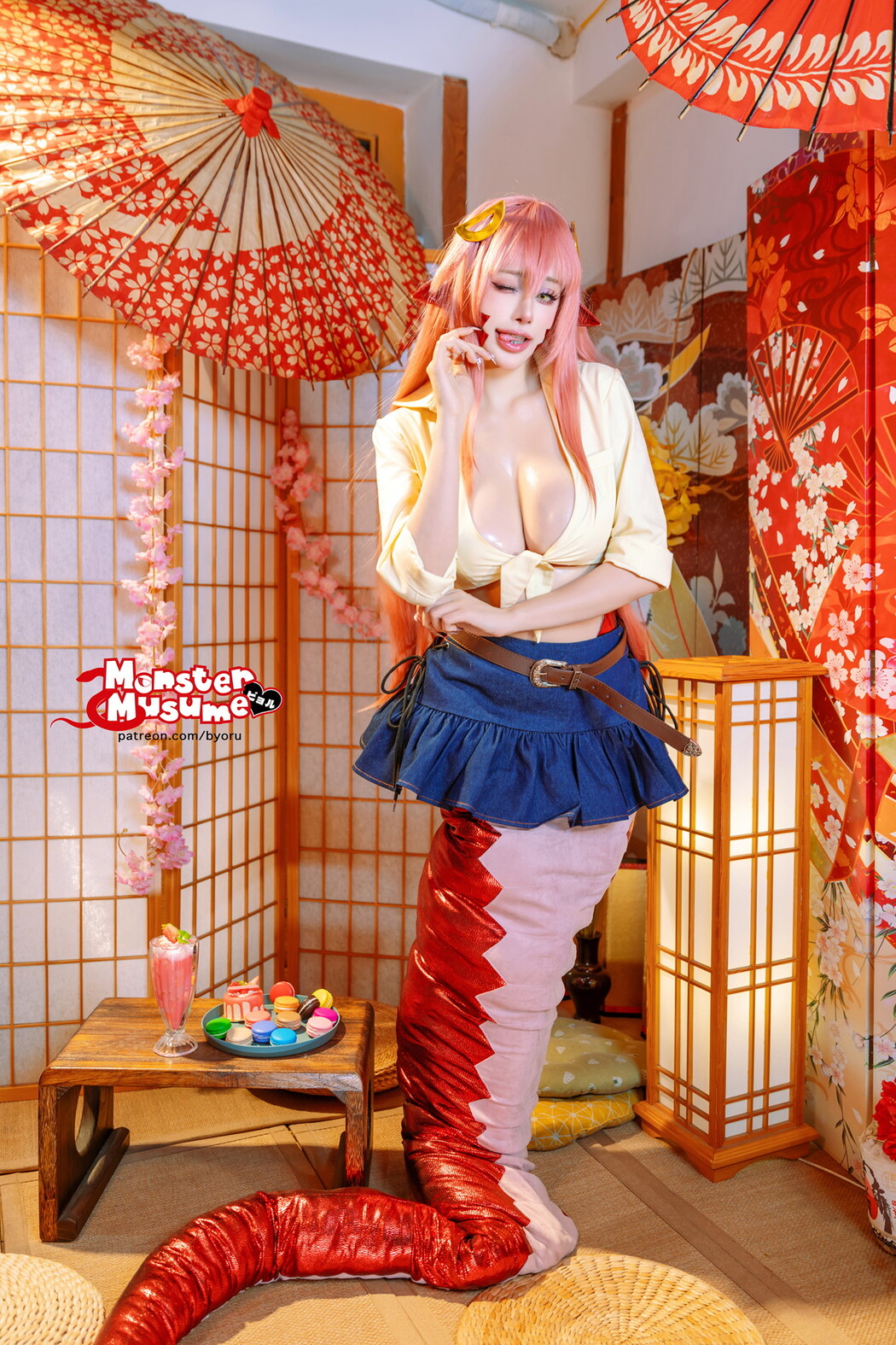 Cosplay 日本性感萝莉Byoru Miia Monster Musume Cover Photo