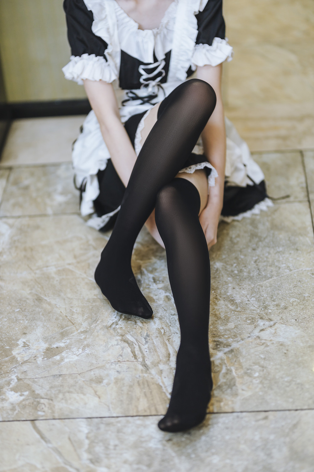 Cosplay 许岚LAN – 短裙女仆