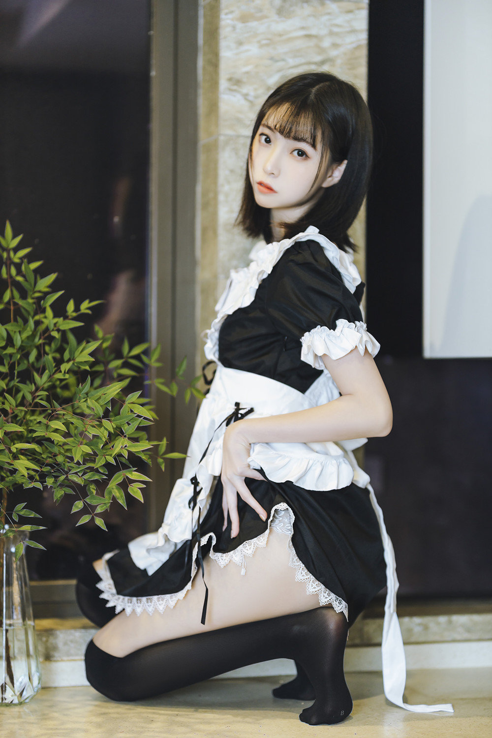 Cosplay 许岚LAN &#8211; 短裙女仆