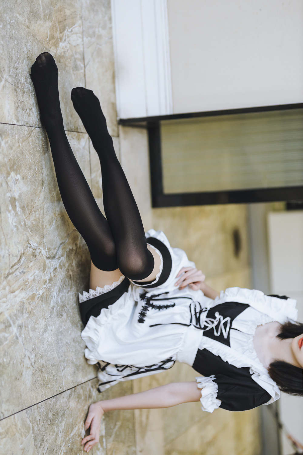 Cosplay 许岚LAN – 短裙女仆