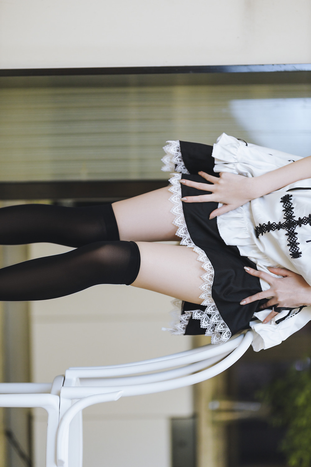 Cosplay 许岚LAN – 短裙女仆