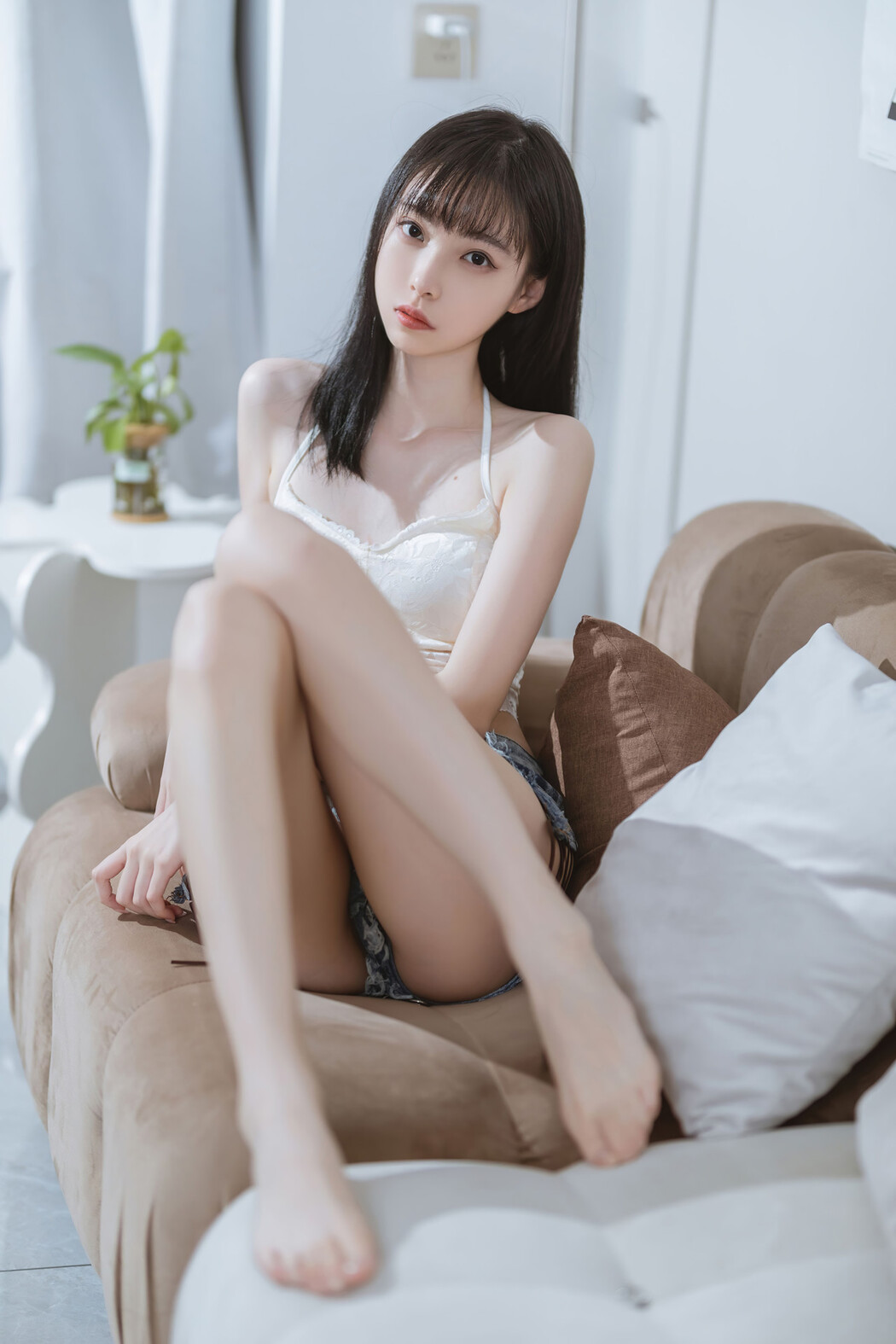 Cosplay 许岚LAN 纯欲吊带