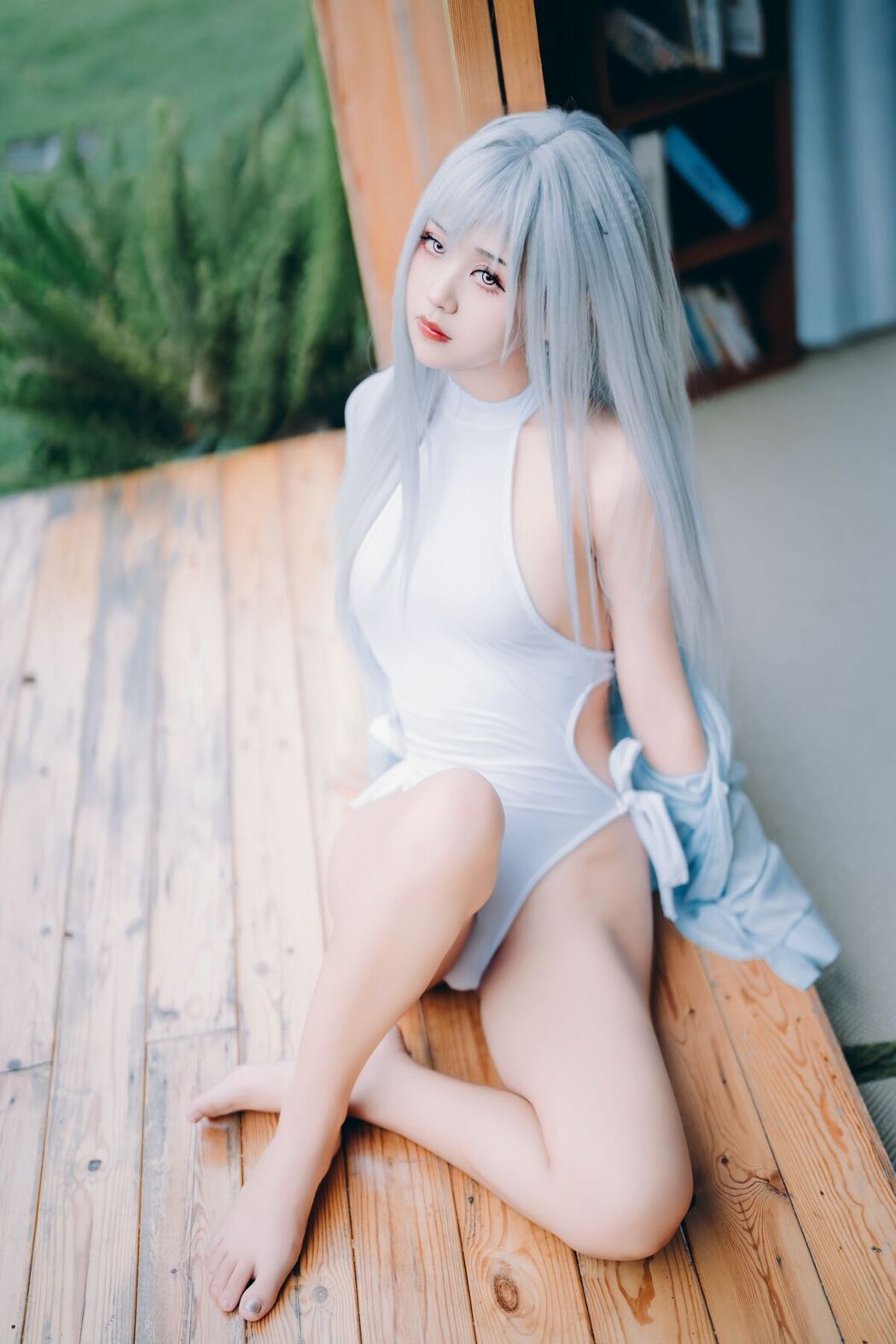 Coser@萌芽儿o0 &#8211; 白泳装 (26P)