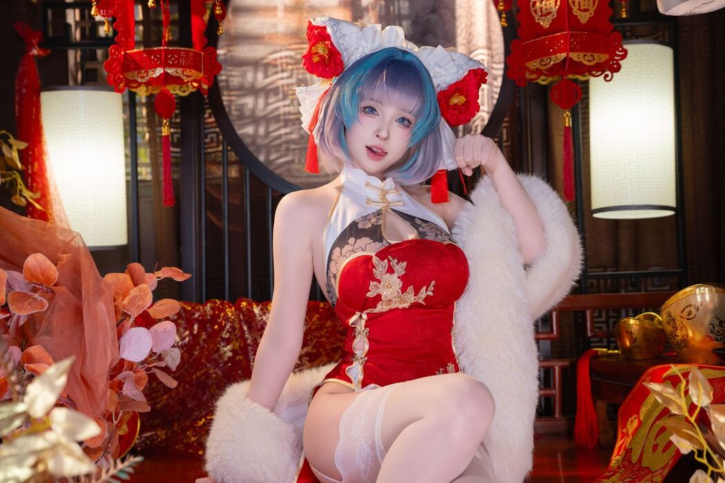 Coser@清水由乃 – 柴郡新春旗袍 (72P – 1V)