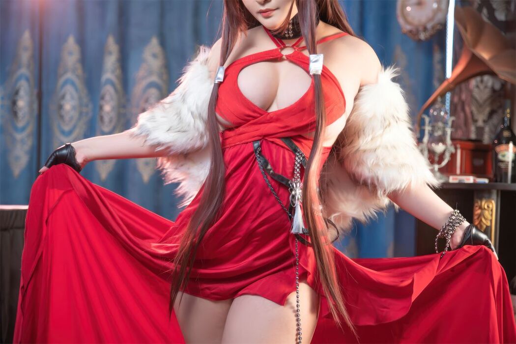 Coser@洛璃LoLiSAMA &#8211; 碧蓝航线 赤城 礼服 (54P)