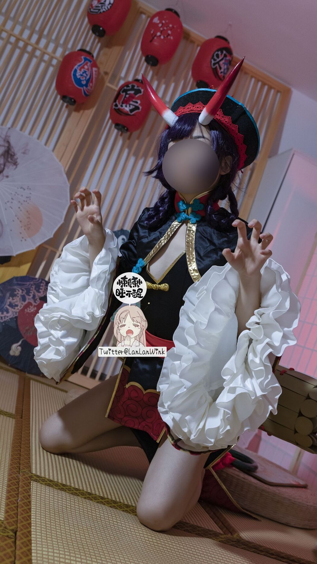 Coser@懒懒睡不醒 &#8211; 酒吞童子 (49P)