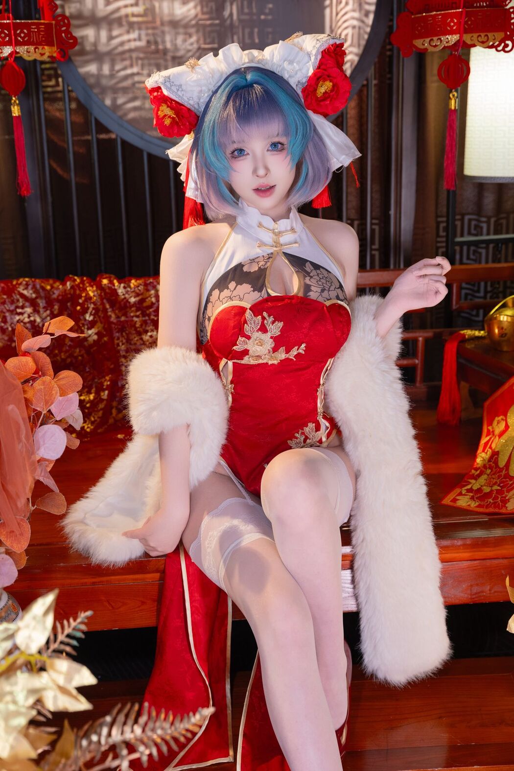 Coser@清水由乃 &#8211; 柴郡新春旗袍 (72P &#8211; 1V)