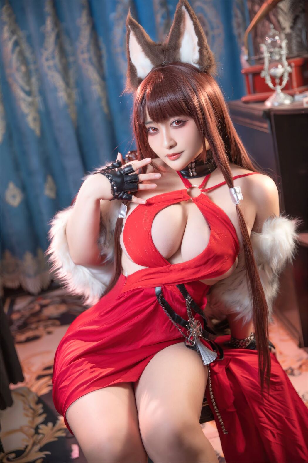 Coser@洛璃LoLiSAMA &#8211; 碧蓝航线 赤城 礼服 (54P)