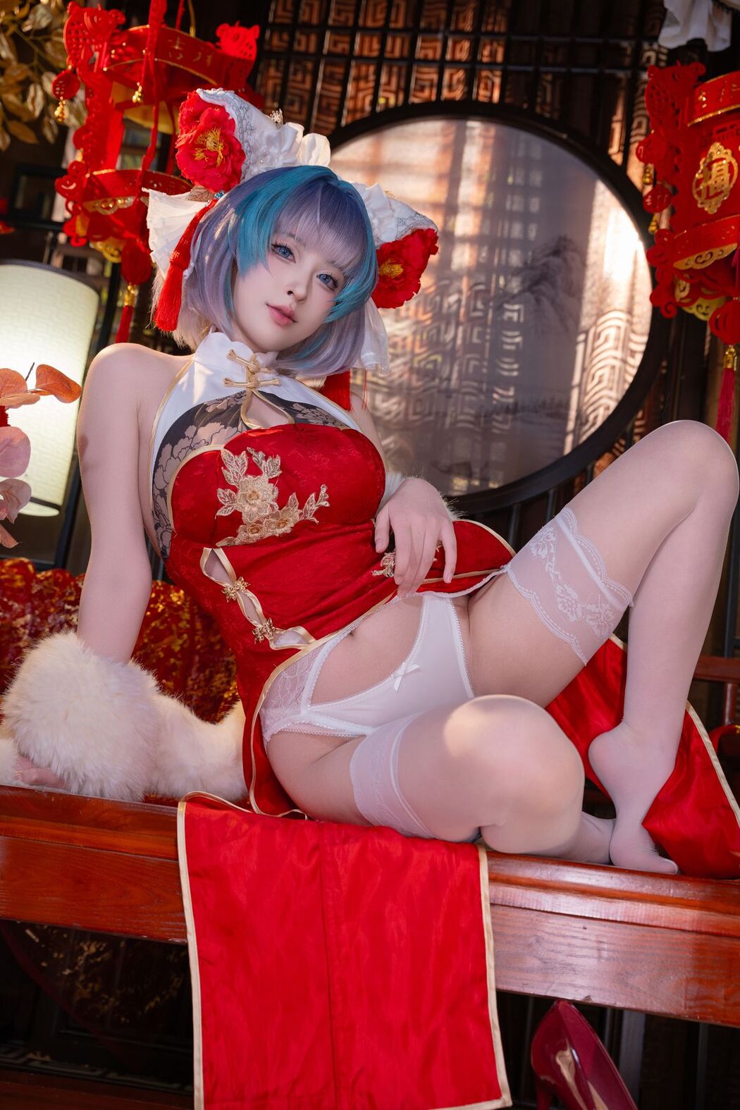 Coser@清水由乃 – 柴郡新春旗袍 (72P – 1V)