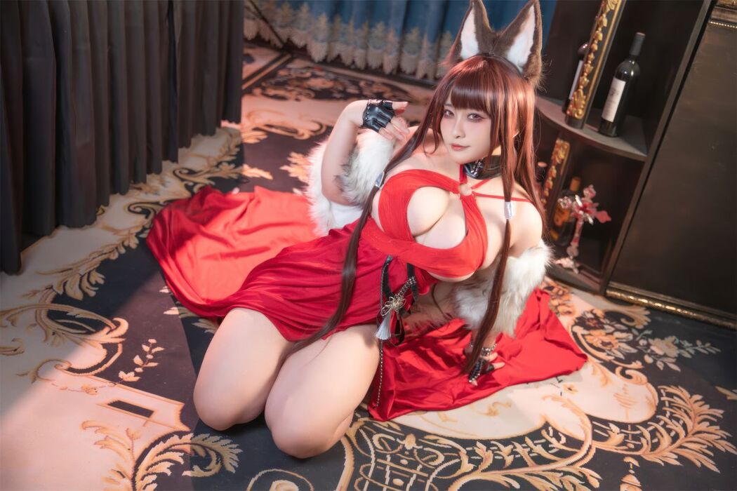 Coser@洛璃LoLiSAMA – 碧蓝航线 赤城 礼服 (54P)