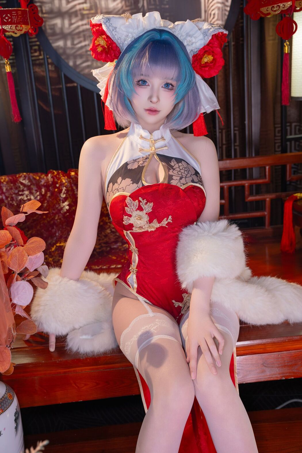 Coser@清水由乃 &#8211; 柴郡新春旗袍 (72P &#8211; 1V)