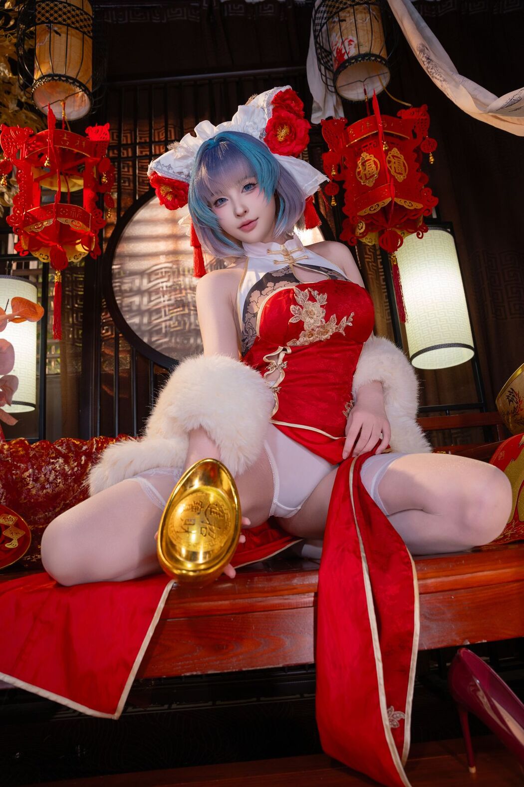 Coser@清水由乃 &#8211; 柴郡新春旗袍 (72P &#8211; 1V)