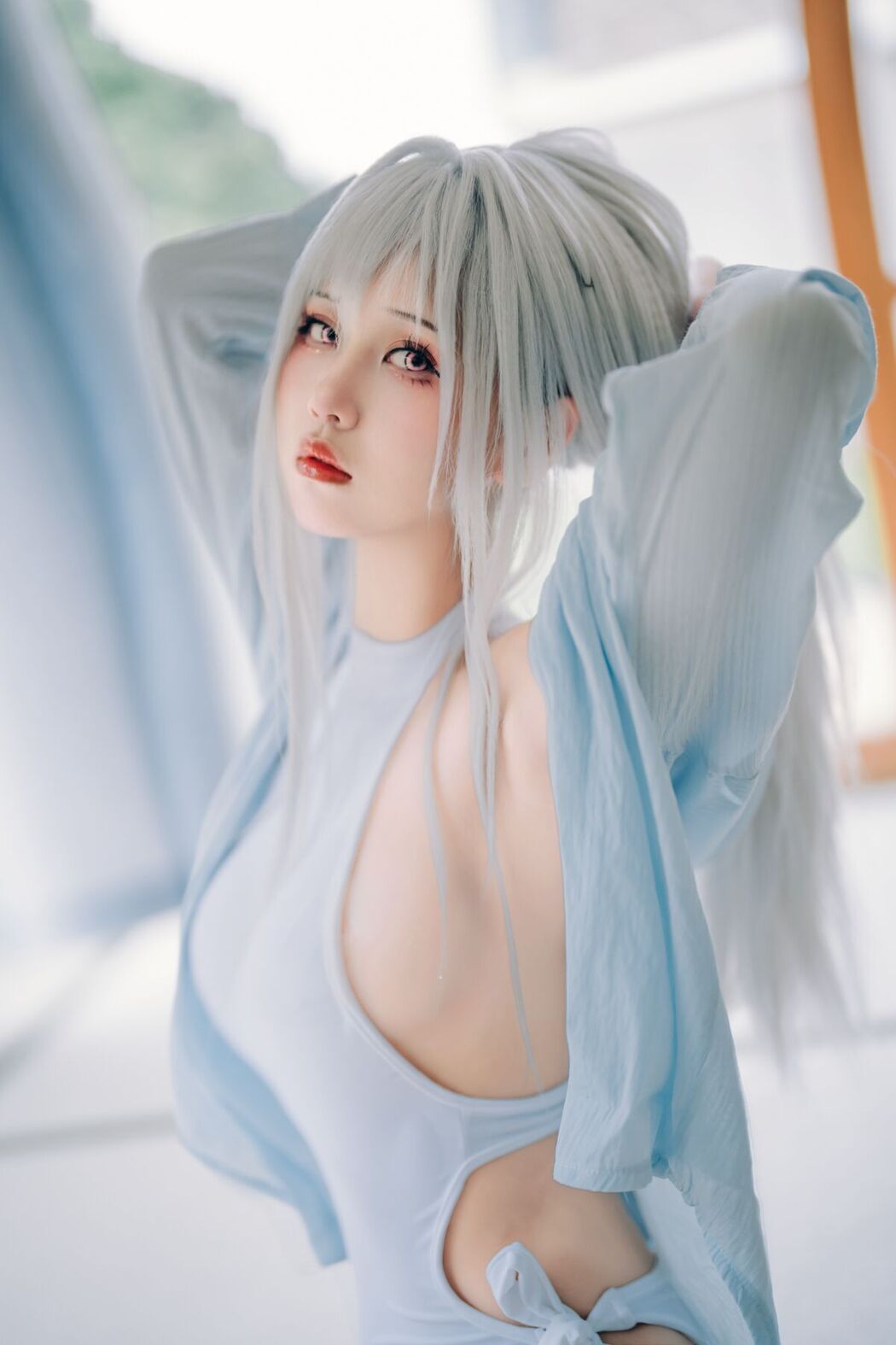 Coser@萌芽儿o0 &#8211; 白泳装 (26P)